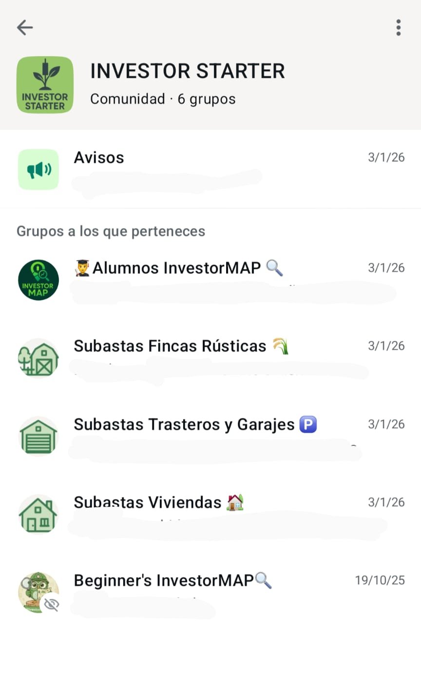 Investor Starter Comunidad WhatsApp